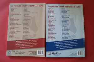 Das Songbook Singer Songwriter Band 1 & 2 Songbooks Notenbücher Vocal Guitar