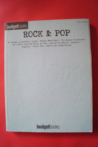 Budget Books: Rock & Pop Songbook Notenbuch Easy Piano Vocal