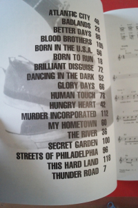 Bruce Springsteen - Greatest Hits Songbook Notenbuch Vocal Guitar