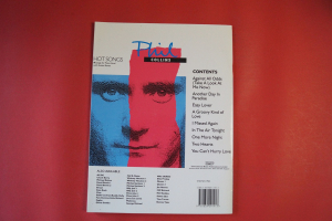 Phil Collins - Hot Songs Songbook Notenbuch Piano Vocal Guitar PVG