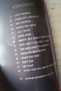 Offspring - Greatest Hits Songbook Notenbuch Vocal Guitar