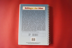 140 Schlager der 90er Jahre Songbook Notenbuch Vocal Guitar