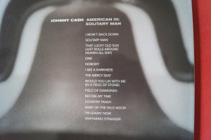 Johnny Cash - American III Solitary Man Songbook Notenbuch Piano Vocal Guitar PVG