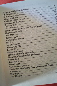 Black Sabbath - Anthology Songbook Notenbuch Vocal Guitar