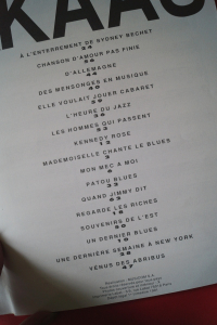 Patricia Kaas - Songbook ohne Namen Songbook Notenbuch Piano Vocal Guitar PVG