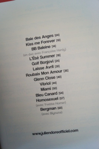 Julien Doré - Bichon Songbook Notenbuch Piano Vocal Guitar PVG