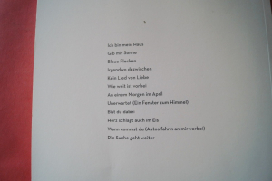 Rosenstolz - Die Suche geht weiter Songbook Notenbuch Piano Vocal Guitar PVG