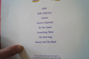 Beauty and the Beast Songbook Notenbuch Piano Vocal Guitar PVG