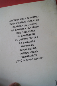 Buena Vista Social Club Songbook Notenbuch Piano Vocal Guitar PVG