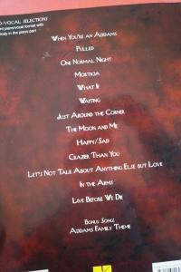 Addams Family Songbook Notenbuch Piano Vocal Guitar PVG