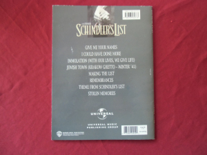 Schindler´s List Notenbuch Piano