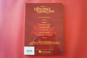 The Hunchback of Notre Dame Songbook Notenbuch Piano Vocal