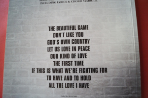 The Beautiful Game Songbook Notenbuch Piano Vocal Guitar PVG