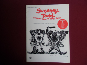 Sweeney Todd Songbook Notenbuch Piano Vocal