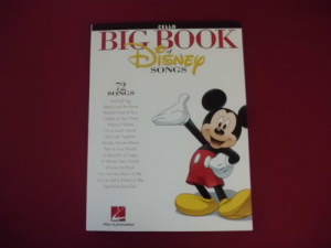 Big Book of Disney Songs Songbook Notenbuch Cello