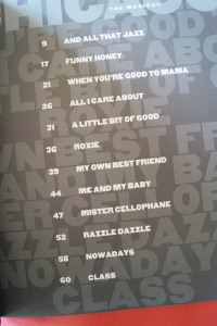 Chicago (Musical) Songbook Notenbuch Piano Vocal Guitar PVG