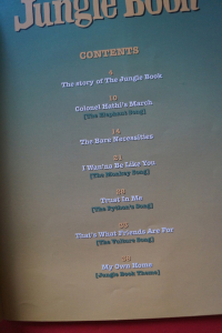 Jungle Book (neuere Ausgabe) Songbook Notenbuch Piano Vocal Guitar PVG