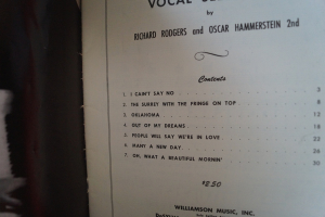 Oklahoma (ältere Ausgabe) Songbook Notenbuch Piano Vocal Guitar PVG