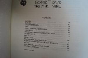 Starting here starting now Songbook Notenbuch Piano Vocal Guitar PVG