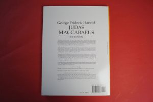 Judas Maccabaeus (Haendel) Songbook Notenbuch für Orchester (Transcribed Scores)