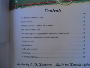 The Wizard of Oz (mit CD) Songbook Notenbuch Piano Cello Vocal