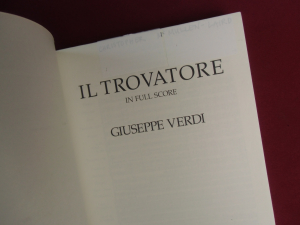 Il Trovatore Songbook Notenbuch für Orchester (Transcribed Scores)