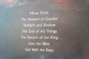 Lord of The Rings (The Return of the King, mit Poster) Songbook Notenbuch Piano Vocal Guitar PVG