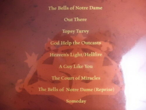 The Hunchback of Notre Dame Songbook Notenbuch Alto Sax