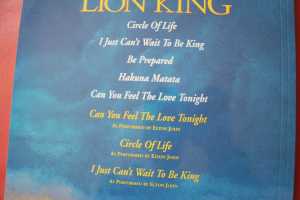 The Lion King Songbook Notenbuch Piano Vocal