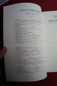 Anne of Green Gables (Vocal Selections) Songbook Notenbuch Piano Vocal