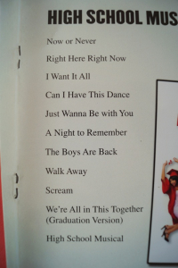 High School Musical 3 Songbook Notenbuch Piano Vocal Guitar PVG