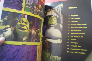 Shrek Songbook Notenbuch Easy Piano Vocal