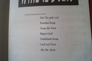 Irma la Douce Songbook Notenbuch Piano Vocal
