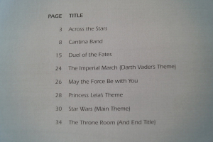 Star Wars (Piano Play along, mit Audiocode) Songbook Notenbuch Piano