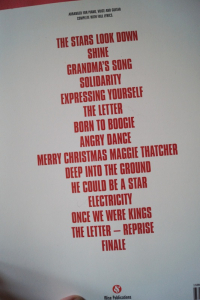 Billie Elliot (Musical) Songbook Notenbuch Piano Vocal Guitar PVG