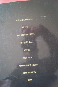 Hamilton Songbook Notenbuch Easy Piano Vocal