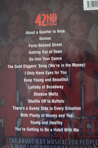 42nd Street (ältere Ausgabe) Songbook Notenbuch Piano Vocal Guitar PVG