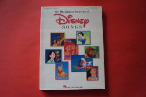 Disney Songs (The Illustrated Treasury of, updated) Songbook Notenbuch Piano Vocal Guitar PVG