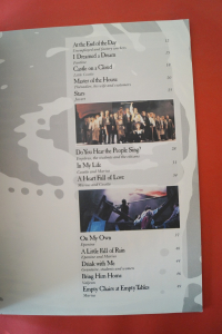 Les Miserables (Musical) Songbook Notenbuch Piano Vocal