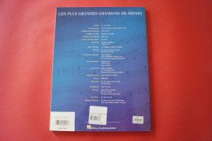 Les plus Grandes Chansons de Disney Songbook Notenbuch Piano Vocal Guitar PVG