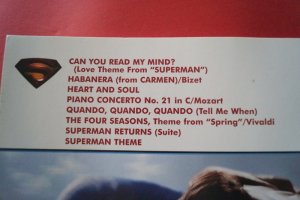 Superman returns Songbook Notenbuch Big Note Piano