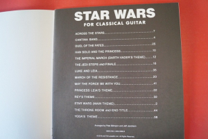 Star Wars for Classical Guitar Songbook Notenbuch Guitar