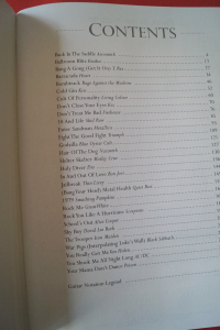 Hard Rock Guitar Bible Songbook Notenbuch Vocal Guitar