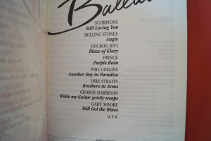 Rock Ballads Songbook Notenbuch Vocal Guitar