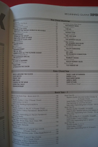 Beginning Guitar Superbook Gitarrenbuch