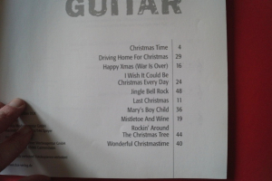 Pop & Rock Christmas for Classical Guitar Gitarrenbuch