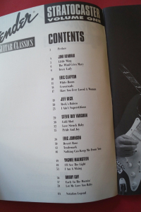 Fender Guitar Classics (Stratocaster Vol. One) Gitarrenbuch