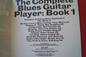 The Complete Blues Guitar Player Book 1 Gitarrenbuch
