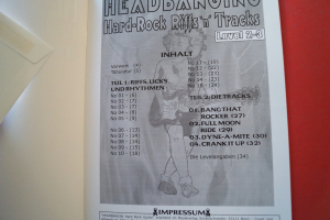 Headbanging Hard-Rock für Solo- und Rhythmusgitarre (mit CD) Gitarrenbuch