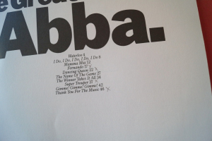 Abba - The Great Songs of (ältere Ausgabe) Songbook Notenbuch Piano Vocal Guitar PVG